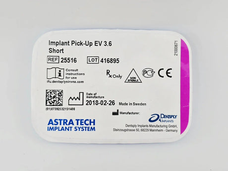 Dentsply Implants Manufacturing 25516 Implant Pick-Up EV 3.6 Short Astra Tech Implant System Dentsply Implants Manufacturing