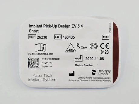 Dentsply Implants Manufacturing 26238 Implant Pick-Up Design EV 5.4 Short Astra Tech Implant System Dentsply Implants Manufacturing