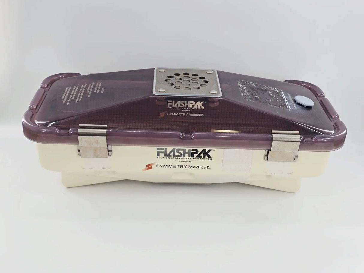 Symmetry Medical 9040 Flashpak Sterilization Container with basket 24 x 11 x 5 Primis Medical