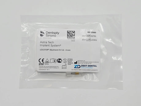 Zest Anchors 02793 LOCATOR Abutment EV 3.6 - 4mm Dentsply Sirona Astra Tech Implant System Zest Anchors