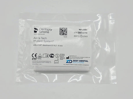 Zest Anchors 02798 LOCATOR Abutment EV 4.2 - 4mm Dentsply Sirona Astra Tech Implant System Zest Anchors