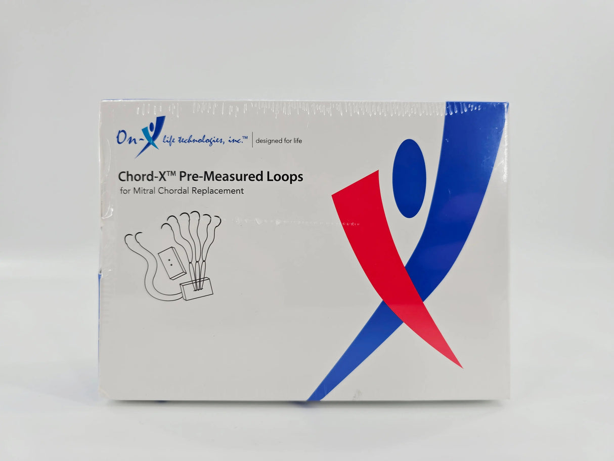 On-X Life Technologies CXL-20-1812-24 Chord-X Pre-Measured Loops for Mitral Chordal Replacement 2-0 24mm 1X32" 1/2 Circle BX/5 On-X Life Technologies