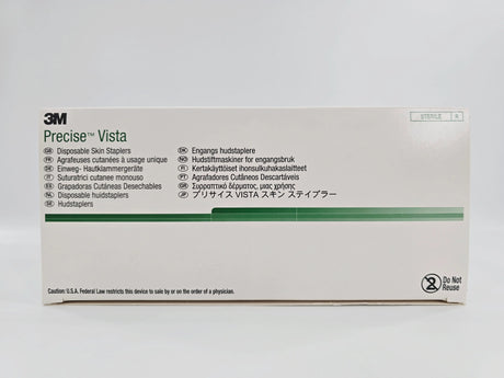 3M 3996-15W Precise Vista Disposable Skin Stapler w/ 15 Wide Staples 7.1mm x 4.1mm BX/6 3M