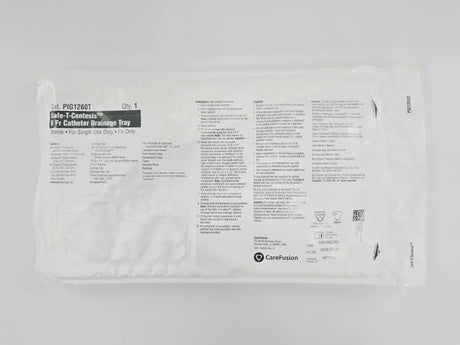 BD CareFusion PIG1260T Safe-T Centesis 6F Catheter Drainage Tray Carefusion