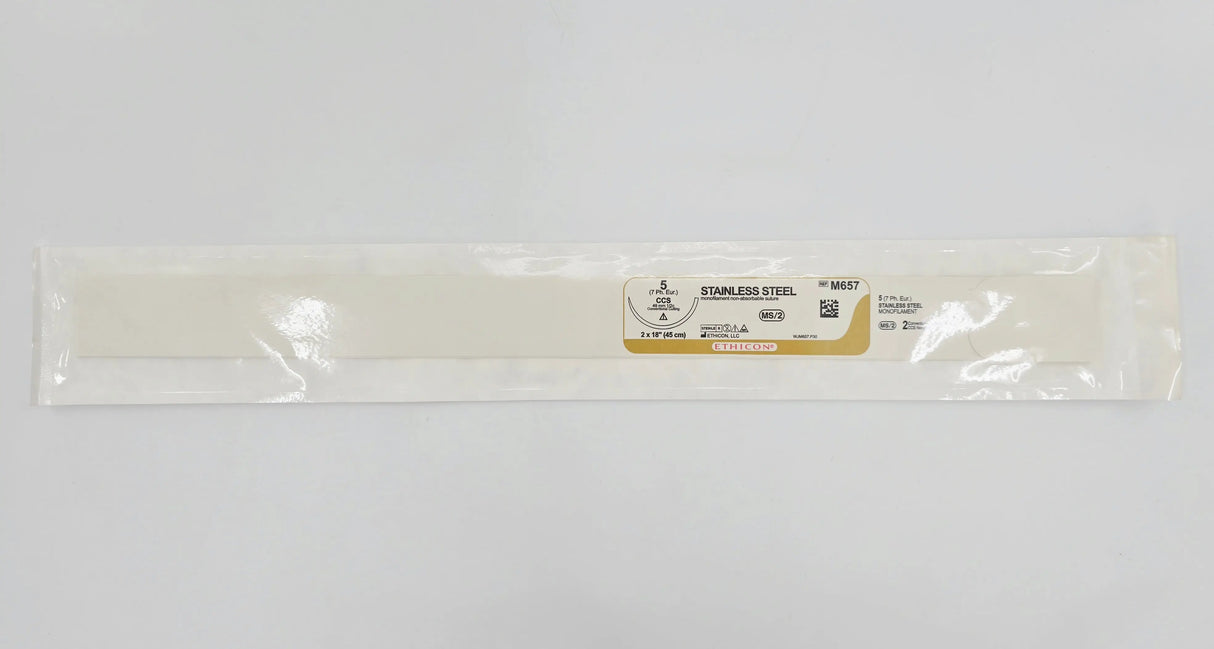 Ethicon M657 5 STAINLESS STEEL 2X18" CCS 48mm MS/2 BX/12 Ethicon