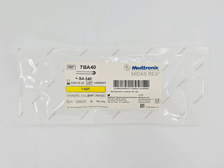 Medtronic 7BA40 Midas Rex 7-6ST Legend Bur Attachment 7cm x 4mm Dissecting Tool Medtronic