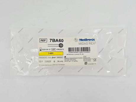 Medtronic 7BA60 Midas Rex 7-6ST Legend Bur Attachment 7cm x 6mm Dissecting Tool Medtronic