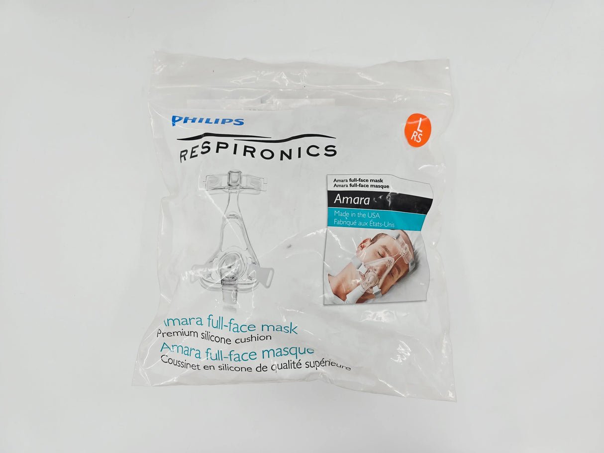 Philips 1090227 Respironics Amara Full Face Mask w/ RS Frame & Headgear Large Philips