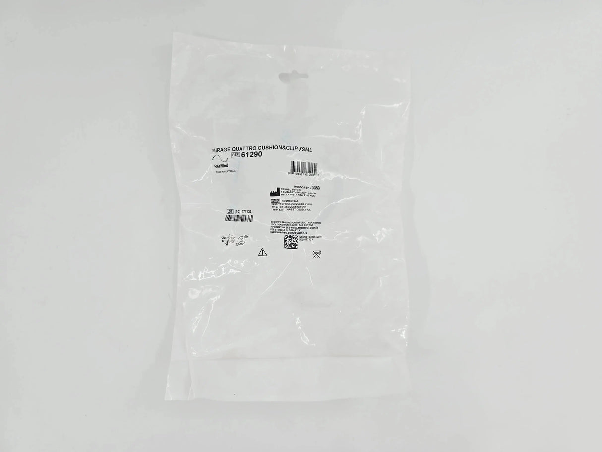 ResMed 61290 Mirage Quattro Replacement Nasal Cushion & Clip X-Small ResMed