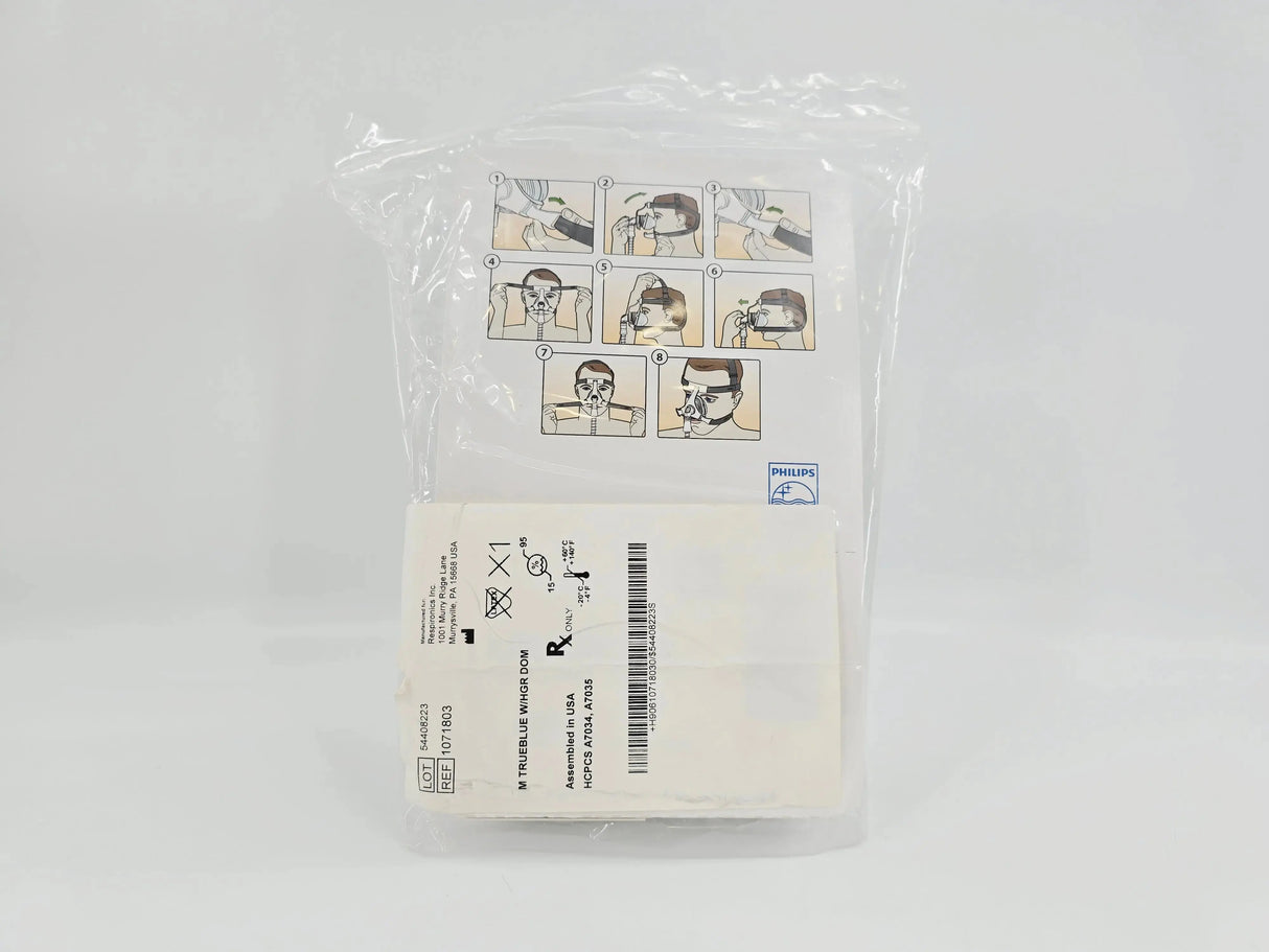 Philips 1071803 Respironics TrueBlue Gel CPAP Nasal Mask Medium Philips