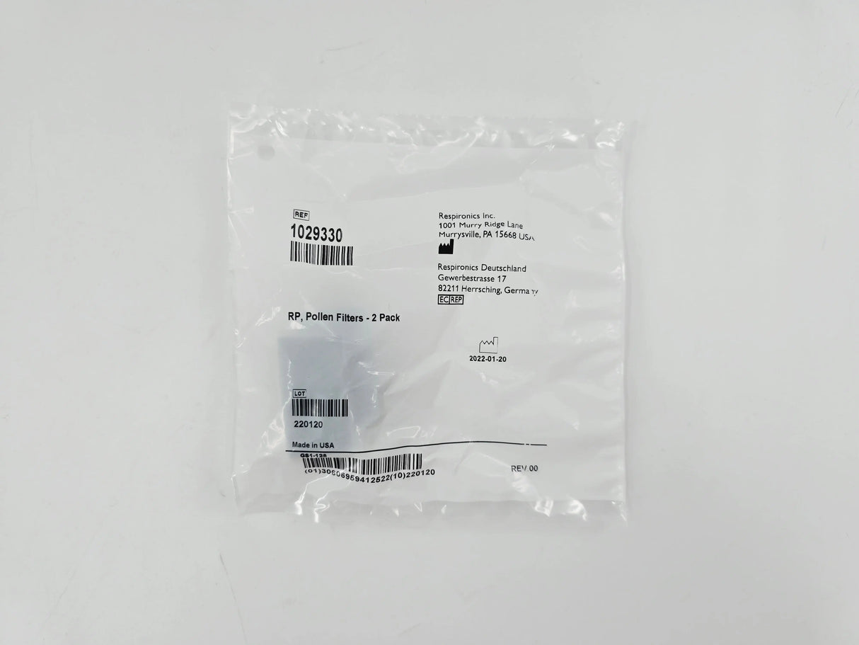 Philips 1029330 Resusable Foam Pollen Filter CPAP PK/2 Philips