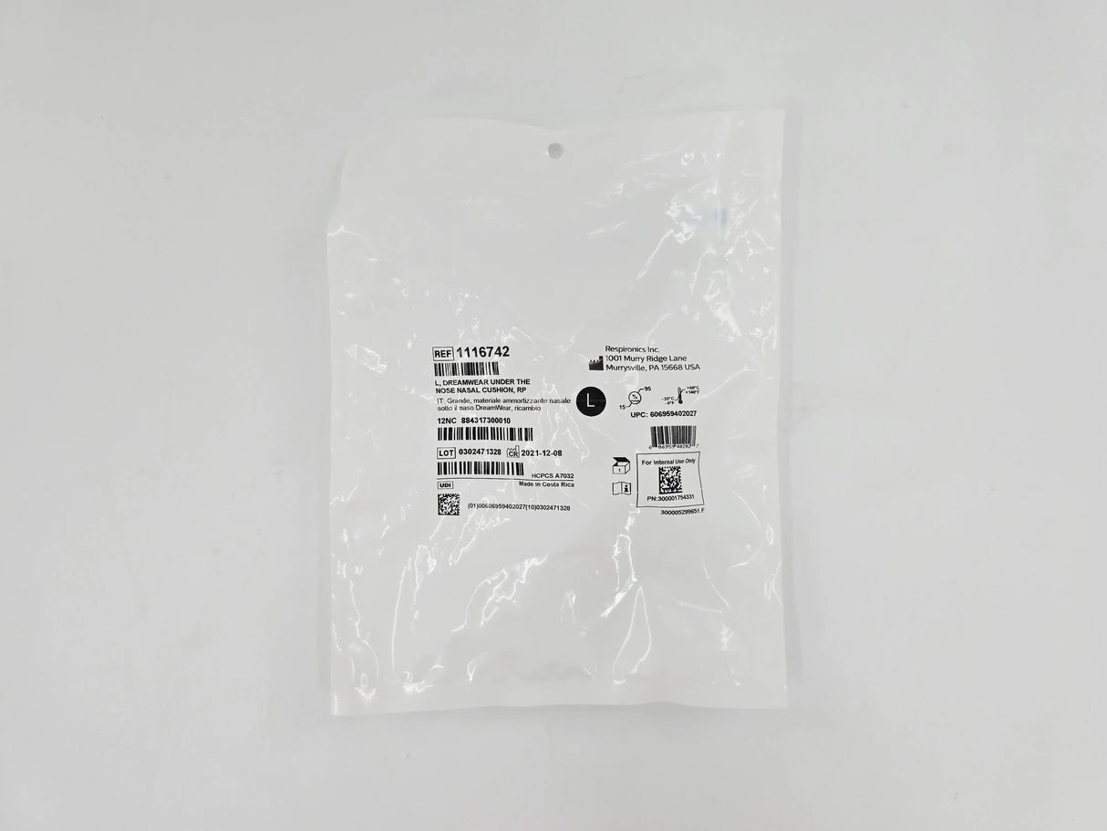 Philips 1116742 Respironics DreamWear Under the Nose Nasal Pillow Cushion Large Philips