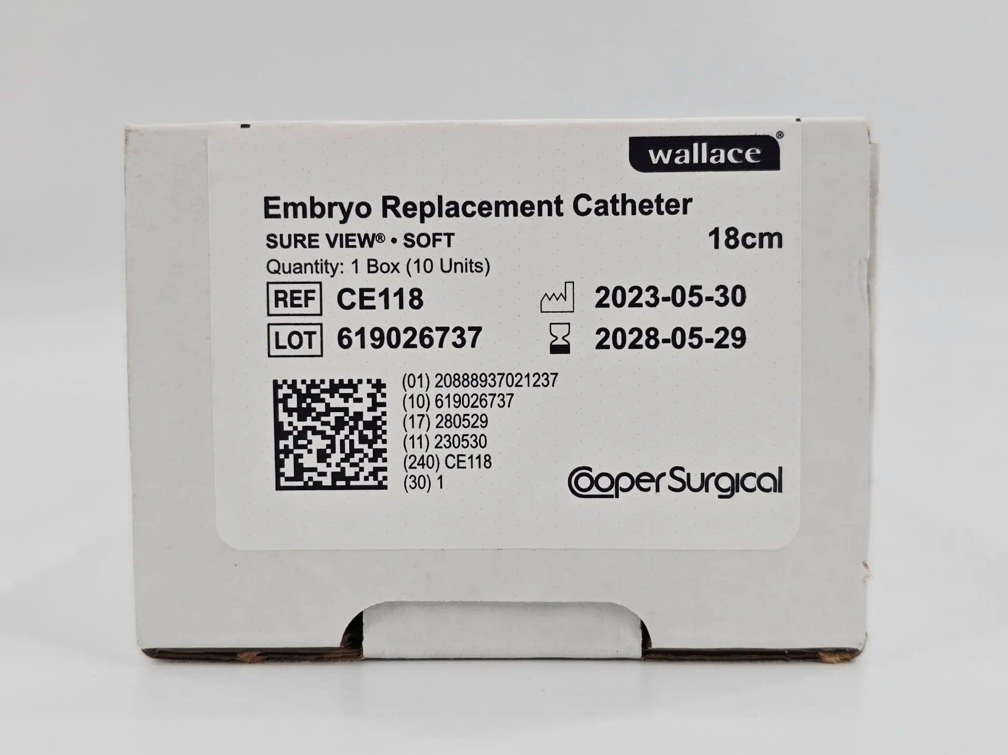 CE118 CooperSurgical Wallace SureView Embryo Replacement Catheter