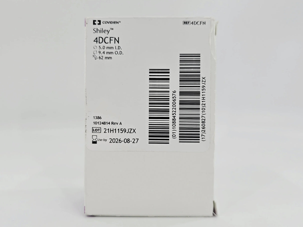 Covidien 4DCFN Shiley Tracheostomy Tube Cuffless w/ Disposable Inner Cannula Fenestrated Covidien