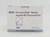 BD 305109 PrecisionGlide Needle 27G x 1/2" BX/100 BD