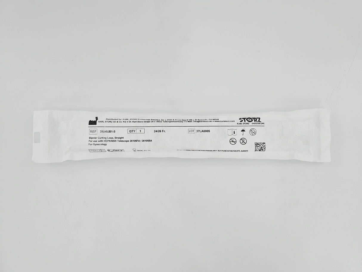 Karl Storz 26040JB1-S Bipolar Cutting Loop Straight 24/26 Fr. Karl Storz