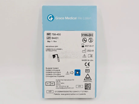 Grace Medical 758-450 Megerian SRP Nitinol/PTFE Ossicular Prosthesis ENT Grace Medical