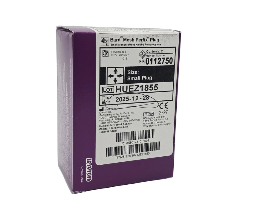 Bard 0112750 PerFix Plug Small 1.0 x 1.35 Inch Polypropylene Hernia ...