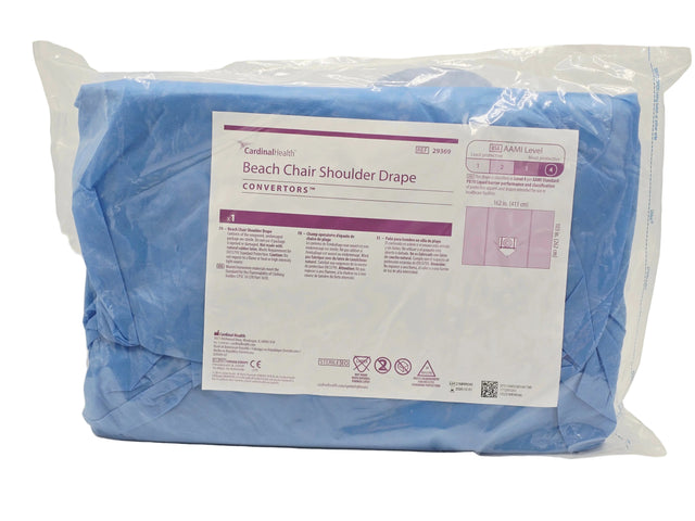 Cardinal Health 29369 Beach Chair Shoulder Drape 162 x 103 Inch Sterile Cardinal Health