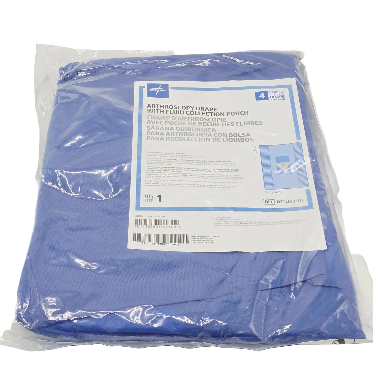 Medline DYNJP8101 Arthroscopy Drape 90