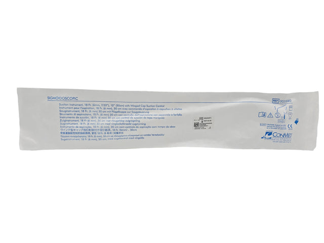 Conmed 0033040 Sigmoid Suction Instrument 18Fr 30cm Sterile Single Use Primis Medical