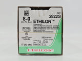Ethicon 2822G ETHILON 8-0 Black 1X5" BV130-3 3.8mm BX/12 Ethicon