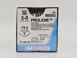 Ethicon 8665G 3-0 PROLENE Blue 1X18" FS-2 19mm BX/12 Ethicon
