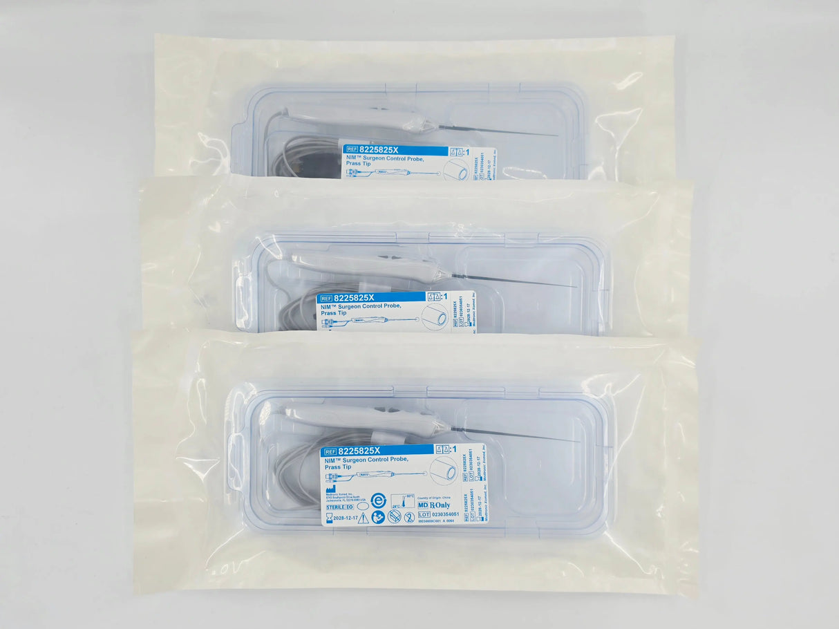 Medtronic 8225825X NIM Surgeon Control Probe Prass Tip PK/3 Medtronic