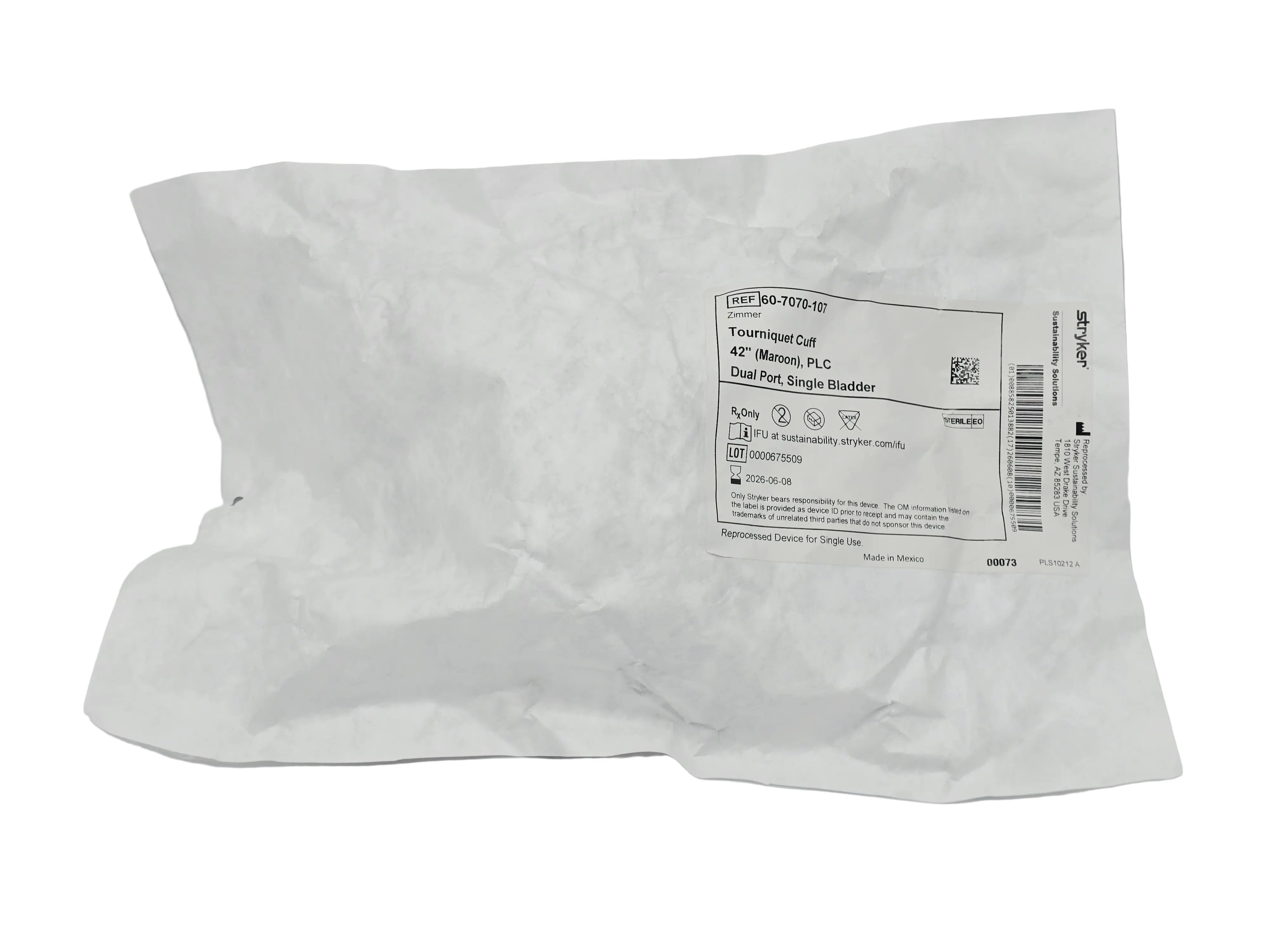 Zimmer 60-7070-107 Sterile Disposable 42