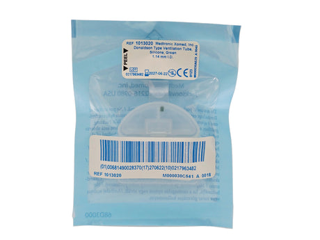 Medtronic 1013020 Donaldson Silicone Ventilation Tube 1.14 mm ID Green Medtronic