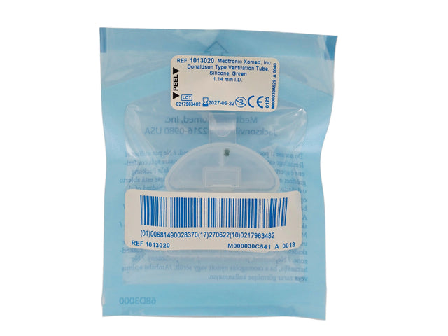 Medtronic 1013020 Donaldson Silicone Ventilation Tube 1.14 mm ID Green Medtronic