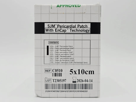 Abbott C0510 SJM Pericardial Patch w/ EnCap Technology 5x10cm 1/EA Abbott