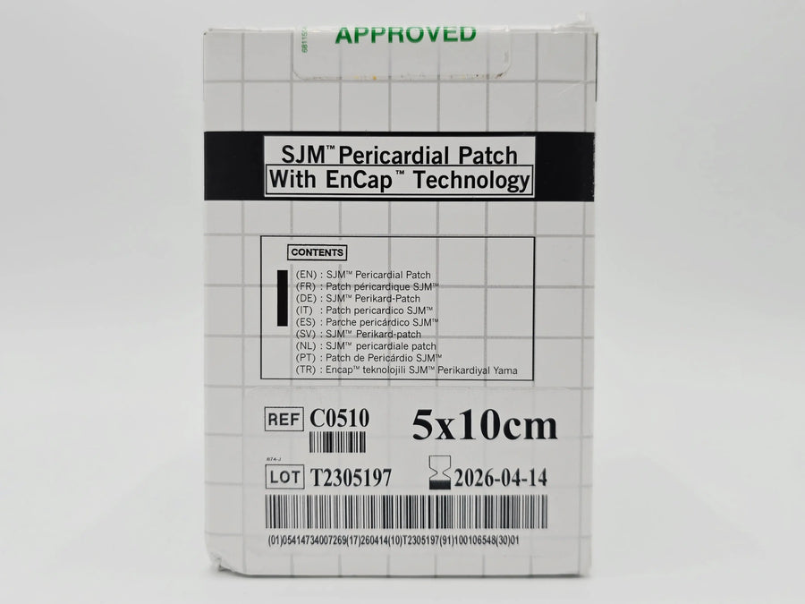 C0510 Abbott SJM Pericardial Patch w/ EnCap Technology 5x10cm 1/EA ...