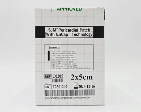 Abbott C0205 SJM Pericardial Patch w/ EnCap Technology 2x5cm 1/EA Abbott