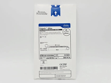 Boston Scientific M0061921530 Polaris Ultra Dual Durometer Percuflex Material Ureteral Stent 8F x 26cm 1/EA Boston Scientific
