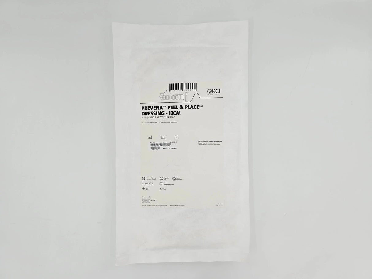 3M PRE1155US KCI Prevena Peel & Place Dressing and Patch Strips 13cm Negative Pressure Wound Therapy 1/EA KCI
