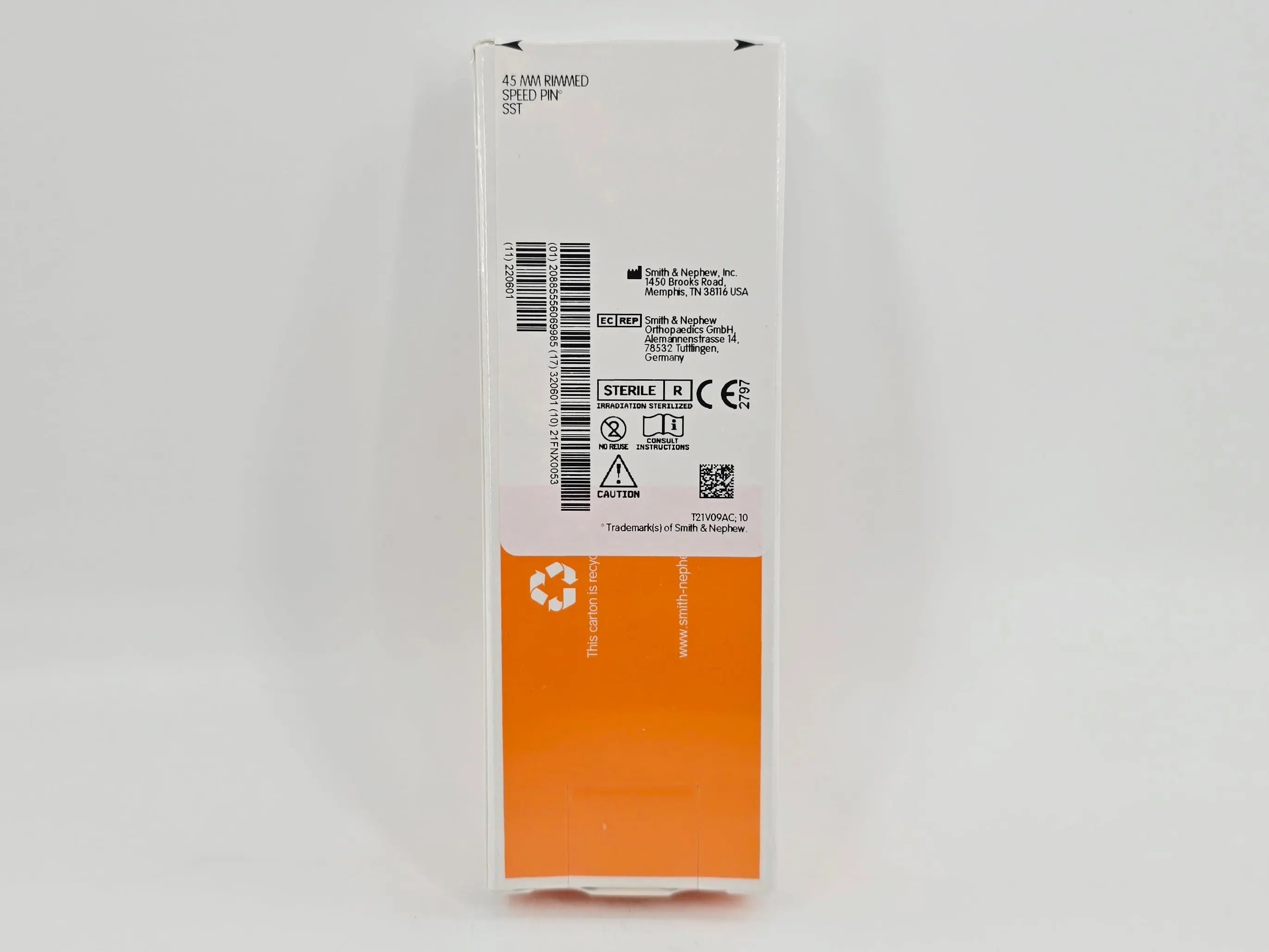74013471 Smith & Nephew Rimmed Speed Pin 45mm BX/3 - Primis Medical