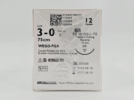 Endure Industries EG36193U-75 3-0 WEGO-PGA Undyed 19mm Prime Reverse Cutting 75cm BX/12 Endure Industries