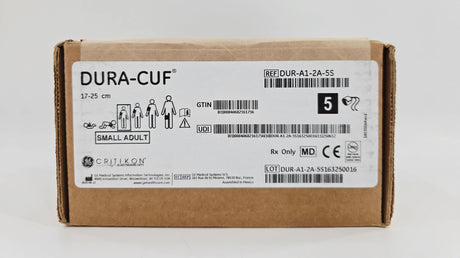 GE Critikon DUR-A1-2A-5S Dura-Cuf Blood Pressure Cuff Small Adult 17-25cm BX/5 GE