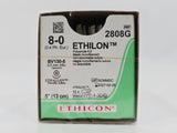 Ethicon 2808G ETHILON 8-0 Black 1X5" BV130-5 6.5mm ETHALLOY Needle Alloy BX/12 Ethicon