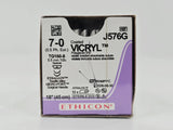 Ethicon J576G Coated VICRYL 7-0 Violet 1X18" TG160-8 5.5mm BX/12 Ethicon