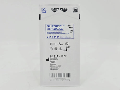 Ethicon 1951S Surgicel Original Absorbable Hemostat 2" x 14" 1/EA Ethicon