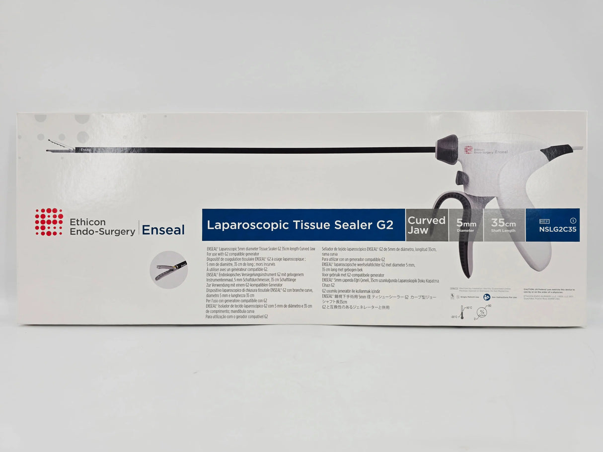 Ethicon NSLG2C35 Enseal Laparoscopic Tissue Sealer G2 Curved Jaw 5mm x 35cm BX/1 Ethicon