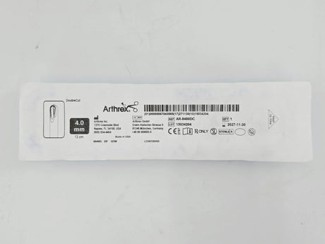 Arthrex AR-8400DC CoolCut DoubleCut 4.0mm x 13cm 1/EA Arthrex