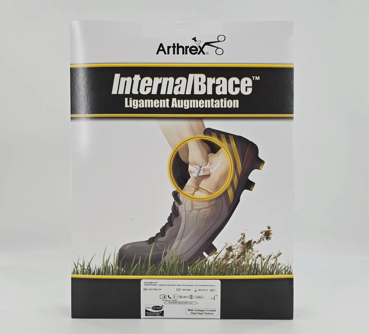 Arthrex AR-1788J-CP InternalBrace Implant System, Ligament Augmentation Repair, BioComposite, w/ JumpStart Dressing BX/1 Arthrex