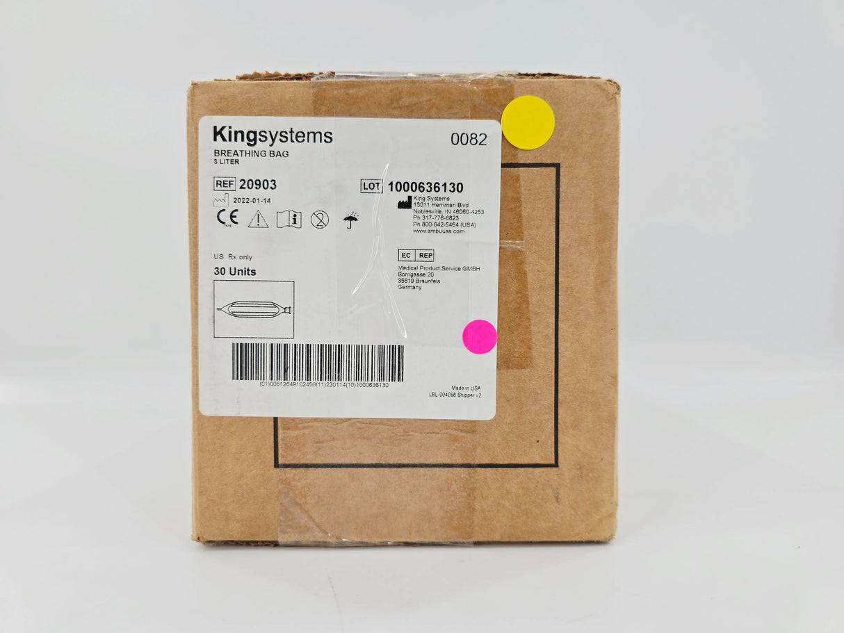 King Systems 20903 Breathing Bag Regular 3L CS/30 King Systems