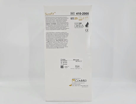 ConMed 410-2000 SureFit Dual Dispersive Electrode for Patients >4.4 lbs BX/25 ConMed