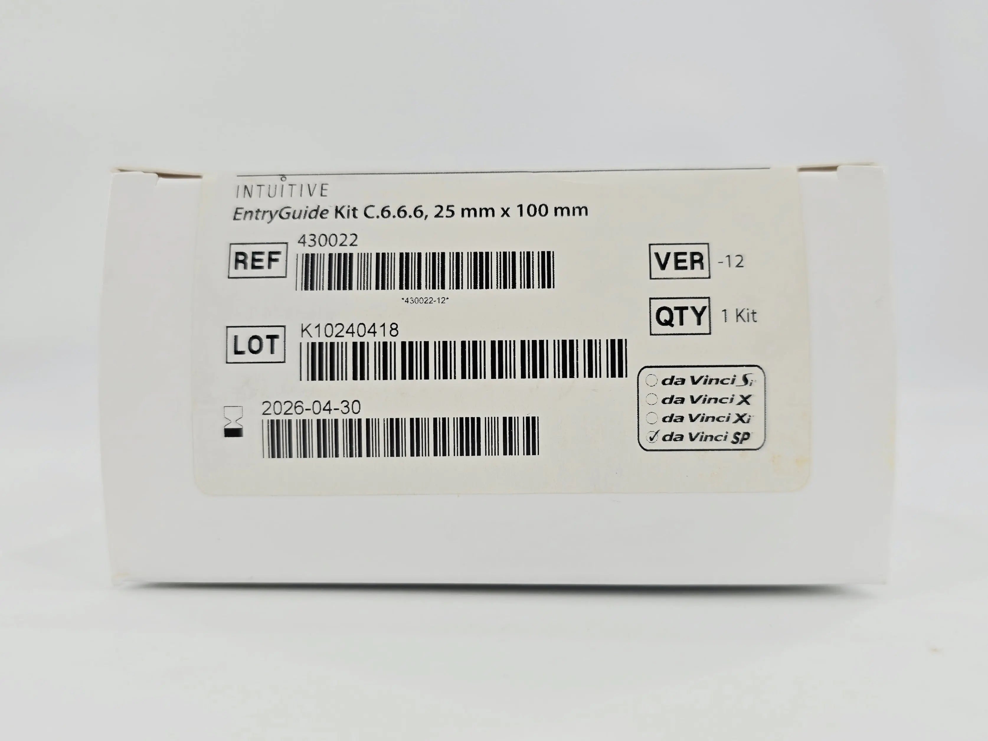 Intuitive Surgical 430022 da Vinci SP EntryGuide Kit C.6.6.6, 25mm