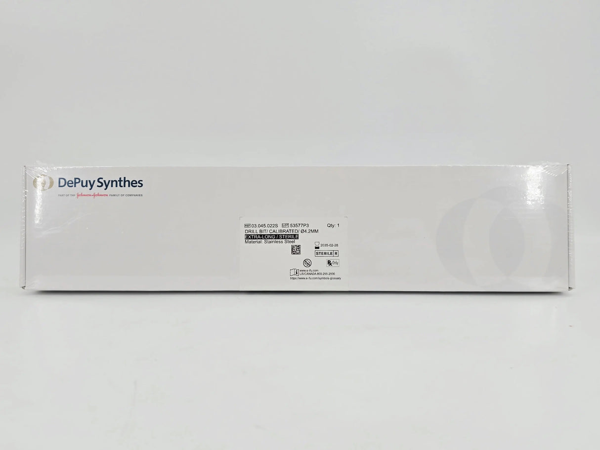 DePuy Synthes 03.045.022S Drill Bit Calibrated Ø4.2mm Extra-Long/ Sterile 1/EA DePuy Synthes