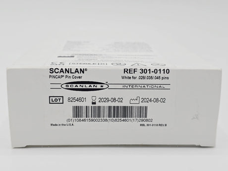 Scanlan 301-0110 Orthopedic Pin Protectors Sterile Single Use Box/20 Scanlan